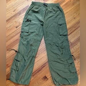 Fashion Nova Green Cargo Pants
